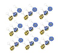 OSALADI 30pcs Pirate Keychain PVC Soft Bag Charm Lightweight Key Ring for Backpack Handbag Party Favor Classroom Prize Accessories