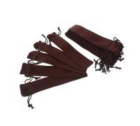 OSALADI 35pcs Velvet Drawstring Pen Bag Thickened Double-Sided Pouch for Students Travel Jewelry Cosmetics Storage Portable Pen Holder Sleeve Organizer for School Office Supplies
