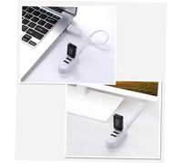 OSALADI 3a Charger Mini Multi-port Hub Usb Hub 3.0 Splitter Usb a Usb 3.0 Powered Usb-c Adapter Dongle Usb Date Charging Port 3usb Male White Extension Line Travel