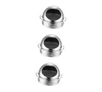 OSALADI 3pcs Air Vent Louver Grille Outlet for Cooker Hoods Stainless Steel Ventilation Device Practical Exhaust Air Vent for Kitchen Range Hood