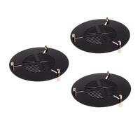 OSALADI 3pcs Aluminum Alloy Bahtinov Mask Telescope Accessory Focusing Mask for Reflectors Refractors Non-slip Sleeves