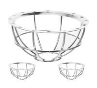 OSALADI 3pcs Detector Wire Guard Protective Cover with Silver Base 95-105mm, Fire Alarm Transducer Cage for Home Safety and Cooking Area