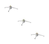 OSALADI 3pcs Foldable Camera Tripod for Smartphone Mini Tabletop Tripod Screw Camera Mount for Outdoor Camping Lamp Stand and Video Shooting
