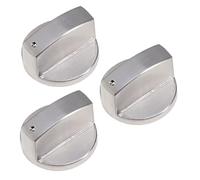OSALADI 3pcs Gas Stove Knob Alloy Replacement Switch Controller for Gas Cooker Stove
