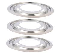 OSALADI 3pcs Gas Stove Tray Hob Covers for Gas Cookers Stainless Steel Range Stove Pans