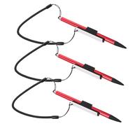 OSALADI 3pcs Handwriting Stylus Pens for Touch Screens with Spring Rope and Base Capacitive and Resistive Touchscreen Pen for Smartphones Tablets Learning Devices High Precision and