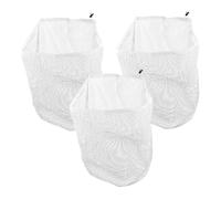 OSALADI 3pcs Large Drawstring Laundry Bag Mesh Design for Washing Clothes Protective Laundry Storage Bag for Underwear Socks Travel Organizer Machine Washable
