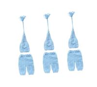 OSALADI 3pcs Long Tassel Hat Knitted Photo Props Newborn Clothes Light Months for Newborn Photography Props