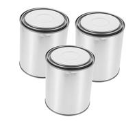 OSALADI 3pcs Metal Paint Cans with Lids Versatile Empty Paint Containers Oil Painting Storage Buckets Lab Sampling Paint Cans Asphalt Storage Cans Multipurpose Use Paint Cans (1l)