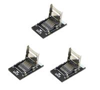 OSALADI 3pcs Micro to Card Adapter Slot Module Molex Deck Compatible No Exposed Slot Deck Plated
