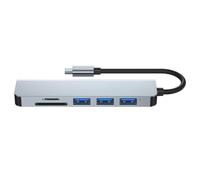 OSALADI 3pcs Multi-port Usb Hub Usb Splitter for Phone Tablet Laptop Speed Type-c Port Support Otg