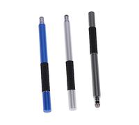OSALADI 3pcs Multifunctional Capacitive Stylus Pen Round Tip Pens for Tablets and Smartphones Grey Silver Dark Each