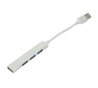 OSALADI 3pcs Port Usb Hub Data Hub Multi Usb Port Adapter for Laptop Aluminium Alloy Splitter for Computer