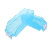 OSALADI 3pcs Portable Plastic Medication Storage Box with Easy Cleaning Feature for Healthcare Storage, for Hospitals and Care Facilities, Blue Pharmaceutical Organizer for Pills