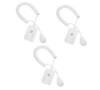 OSALADI 3pcs Retractable Remote Control Leash with Adhesive Hook Extendable Mobile Phone Lost Tether Cable Durable Spring Wire for Secure Device Safety and Organization