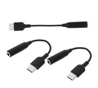 OSALADI 3pcs USB C to Audio Adapters Low Power Consumption Stable Decoding Tpe Material Compatible with Samsung Note Headphone Jack Converters