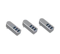 OSALADI 3pcs Usb Hub Portable Multi-port Usb Hub Detachable Cable Ports for Phone Keyboard Mouse