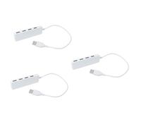 OSALADI 3pcs Usb Port Hub Splitter Extension for Laptop Pc Computer Multi Usb Port Charger Hub