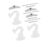 OSALADI 3set Heavy Duty Ceiling Hooks Zinc Alloy Metal Ceiling Hooks for Hanging Plants Decorative Items and Planters Easy Installation Assorted Color Indoor Home Decor