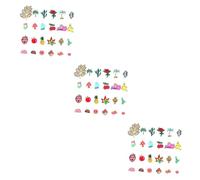 OSALADI 3sets Cartoon Animals Embroidery Patches Fun Applique for Jeans Bags Costumes DIY Crafts Soft Easy to Sew Personalize Your Clothing with Cute Designs 24pcs*3