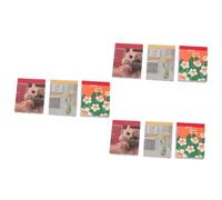 OSALADI 3sets Creative Vintage Decorative Stickers for Scrapbooking of Hand Account Stickers Easy to Use for DIY Craft Projects Journals and Travel 150sheets*3