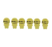 OSALADI 3sets Mummy Shaped Correction Tape Roller Stationery Tool for Students School Office Use Smooth Neat Writing Correction Accessories Random Color 2pcs*3