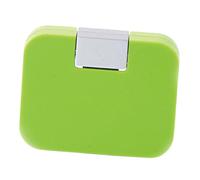 OSALADI 4 Port USB Hub Data Dock Portable USB Splitter with Crush Resistance Multi-functional Design Abs Material Compatible with Desktop Computer and Laptop Random Color