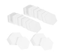 OSALADI 400pcs Hexagon Quilting Paper Piecing Templates Durable Reusable Patchwork Patterns for DIY Sewing Crafts with Precision Alignment and Easy Cleaning