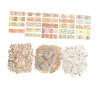 OSALADI 400pcs Vintage Scrapbooking Papers Unique Printed Background Craft for DIY Scrapbook Handmade Cards Photo Albums Origami and Packaging Decoration