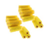 OSALADI 40pcs Large Sponge Texture Paint Roller Covers for Exterior Walls Elastic Sponge Brush for Uniform Paint Distribution Pattern Embossing Tool for Wall Decoration and Artistic Finish