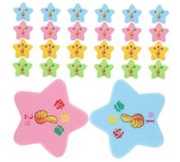 OSALADI 40pcs Star Shaped Plastic Reward Tokens for Interactive Learning Incentives for Behavior Improvement Bright Colors for Classroom and Events for Motivation