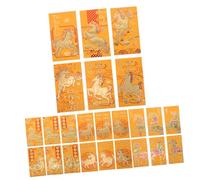 OSALADI 48pcs Red Envelopes Vietnamese Lunar Year Money Packets for Horse Year Elegant Design for Spring Festival Gifting for Lucky Money and Notes