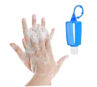 OSALADI 4pcs 30ml Plastic and Silicone Liquid Travel Containers with Leak Proof Silicone Sleeve, Portable Refillable Bottles for Hand Washing and Personal Care Random Color