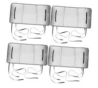 OSALADI 4pcs Air Conditioner Cover outside Units Double Reflective Insulation Bubble Insulation Aluminum Foil Material Weatherproofing for Summer Heat