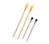 OSALADI 4PCS Airbrush Cleaner Spray Pen Cleaning Brushes with Metal Handles for Airbrush Nozzles and Parts Multi-Tool Kit for Efficient Household and Hobbyist