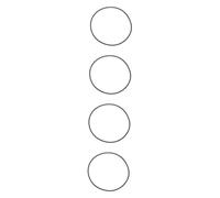 OSALADI 4pcs Bar Stool Leg Protector Ring Rubber Hardwood Floor Pads Chair Leg Floor Protectors for Bar Stools Dining Use