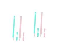 OSALADI 4pcs Cat Head Shaped Silicone Case Compatible for Apple Pencil Gen Protective Cover for Tablet Stylus Cute Pig Pattern Design for Writing Accessories