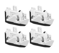 OSALADI 4pcs Compressor Protector Refrigerator Freezer Overload Overheat Thermal Protection Device Ptc Starter Relay