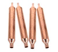OSALADI 4pcs Copper Refrigerator Filter Dryer Replacement Efficient Moisture Removal Freezer Repair Accessory Single Tube Compatible with Cooling Systems