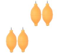 OSALADI 4pcs Dust Blower for Car Detailing Computer Camera Silicone Squeeze Bulb Dust Cleaner