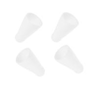 OSALADI 4pcs Fiber Stylus Tip Replacement for Pencil Silent Noise Reducing Pencil Tip Protector Cover Slip Silicone Pen Nib Caps Compatible with Ipad Stylus for Smooth Precise Writing
