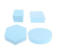 OSALADI 4pcs Geometry Photo Props Chic Decorative Geometric Shapes for Jewelry and Cosmetics Photography Includes Cube