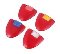OSALADI 4pcs Heart Shaped Sewing Chalk with Replaceable Colored Powder for Tailoring Easy Use Marking Tools White Red Blue Yellow Ergonomic Water Removable Sewing Mark Chalk for