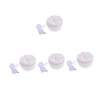 OSALADI 4pcs Mini Ultrasonic Folding Washing Machine Portable Clothes Cleaner Travel Washer