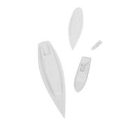 OSALADI 4pcs Miniature Sailing Boat Models Durable Plastic Nautical Decor for Fairy Garden Sand Table Ocean Theme Micro Landscape DIY Home Decoration