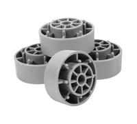 OSALADI 4pcs Pads for Washing Machines and Refrigerators Heightening Foot Mat Shock-absorbing Floor Protectors Use for Drum and Pulsator Machines Noise Reduction and Non- Design