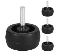 OSALADI 4pcs Plastic Patio Umbrella Stand Casters with Floor Protection, Versatile Outdoor Replacement Wheels for Garden Umbrella Base on Decks and Backyard