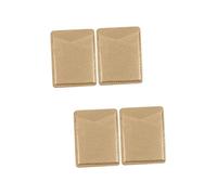 OSALADI 4pcs Pu Card Holder Wallet for Cellphones Adhesive Back Pocket for Id Credit Cards and Cash Strong Adhesive Pocket Compatible Phone Models