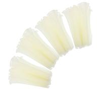 OSALADI 4pcs Semi-transparent Flower Wrapping Mesh Paper with Corrugated Edge for Wedding Valentine Halloween Bouquet Floral Packaging DIY Crafts Supplies