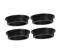 OSALADI 4Pcs Shape Gasket Replacement Silicone Seal Rings for Pool Hose Durable Grommets Compatible with Sand Filter Pump Accessories Prevents Hose Leaks Black